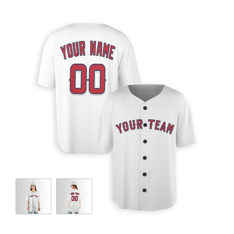 Personalized Los Angeles Fan White Baseball Jersey – Home Style Custom Name & Number