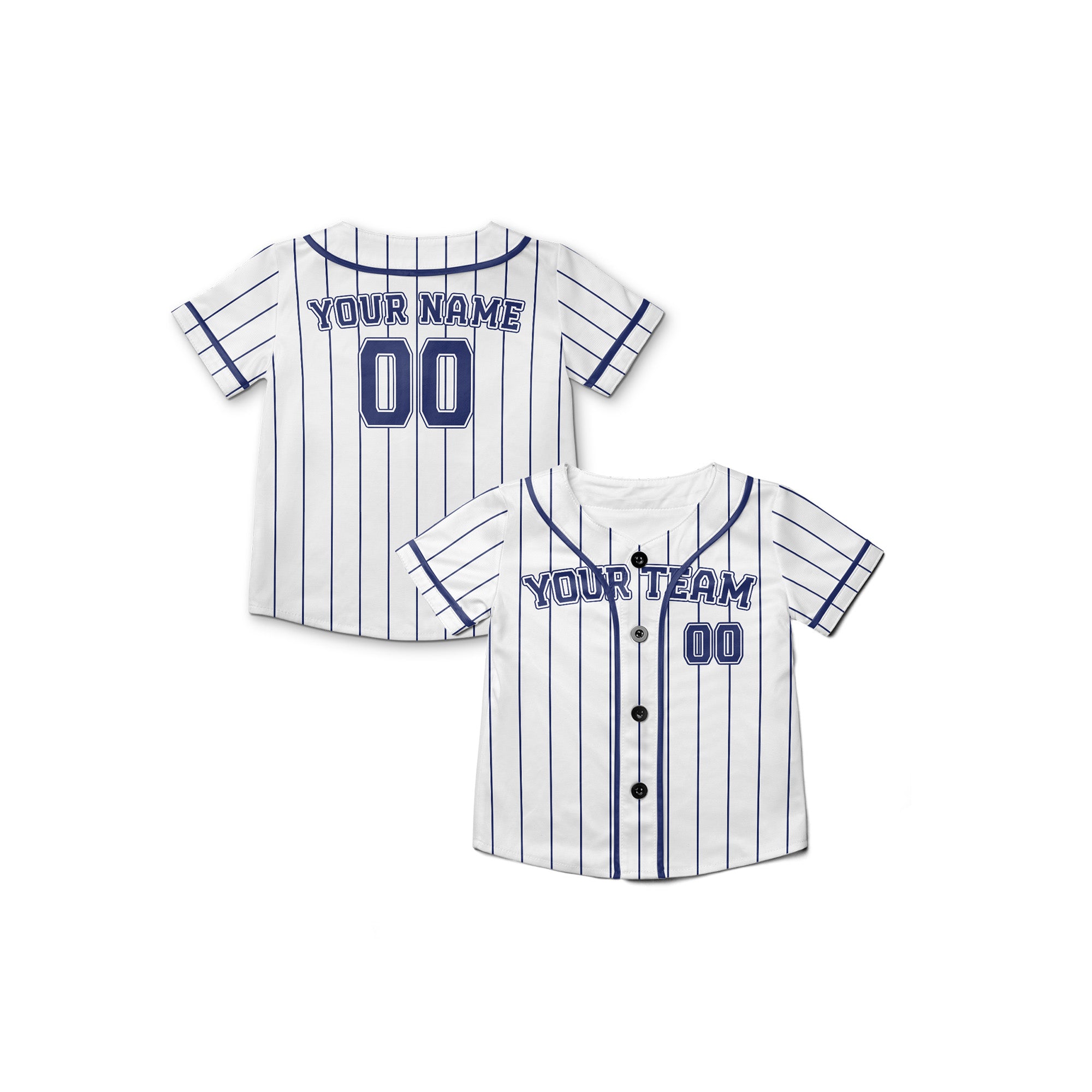 Personalized Milwaukee Fan White Baseball Jersey – Pinstripe Custom Name & Number