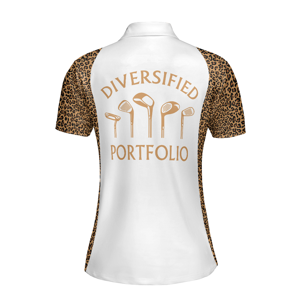 Personalized Women's Golf Shirt Polo - Diversified Portfolio Golf Short Sleeve