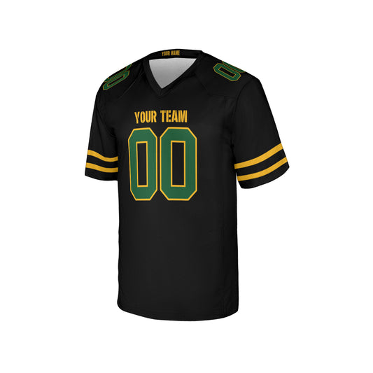 Personalized Green Bay Packers Black Fashion Game Football Jersey – Custom Name & Number