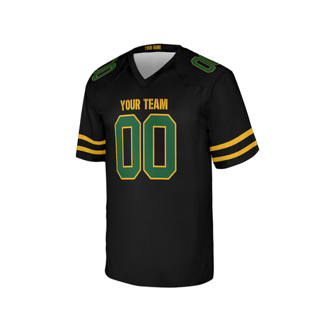 Personalized Green Bay Packers Black Fashion Game Football Jersey – Custom Name & Number