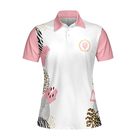 Personalized Women's Golf Shirt Polo - Golf Makes Me Happy You Not So Much Funny Golf
