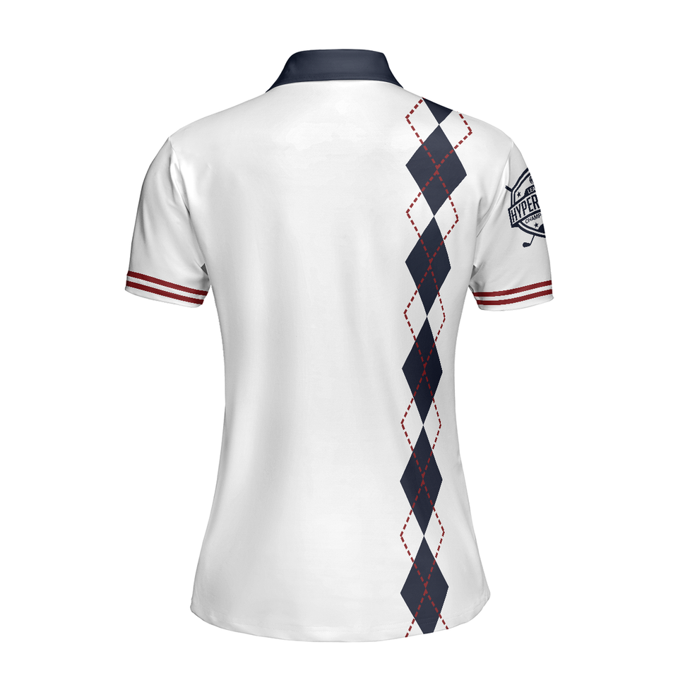 Personalized Women's Golf Shirt Polo - Golf Weapons Of Grass Destruction