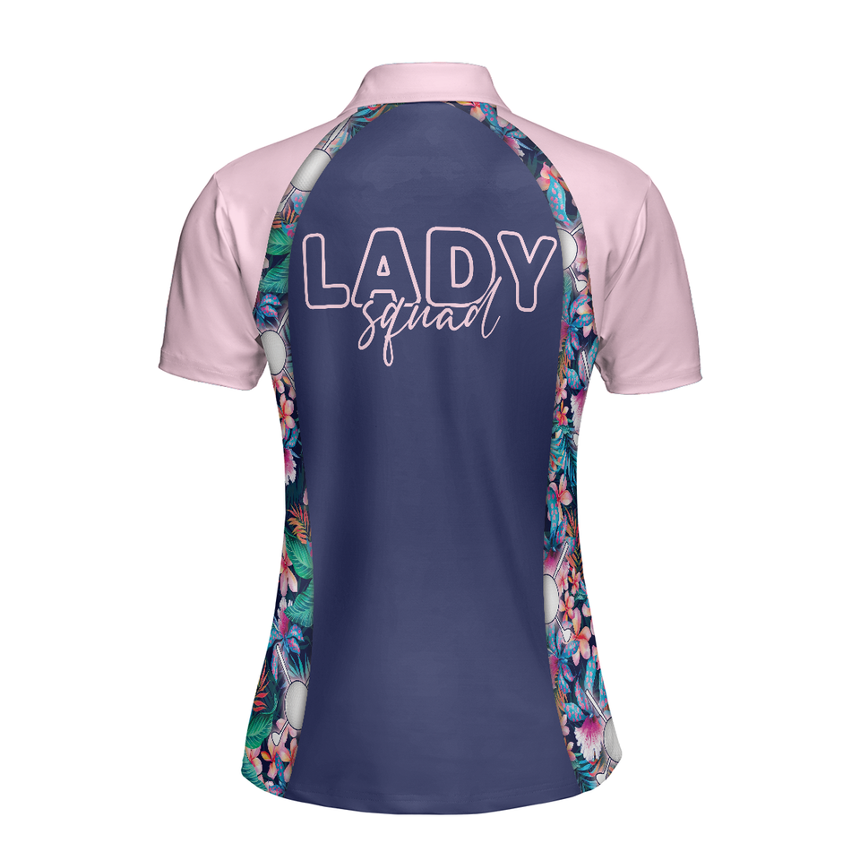 Personalized Women's Golf Shirt Polo - Hawaiian Dream And Golf Short Sleeve