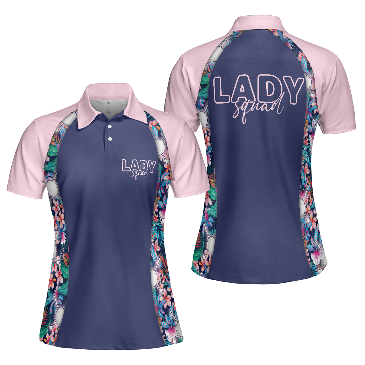 Personalized Women's Golf Shirt Polo - Hawaiian Dream And Golf Short Sleeve