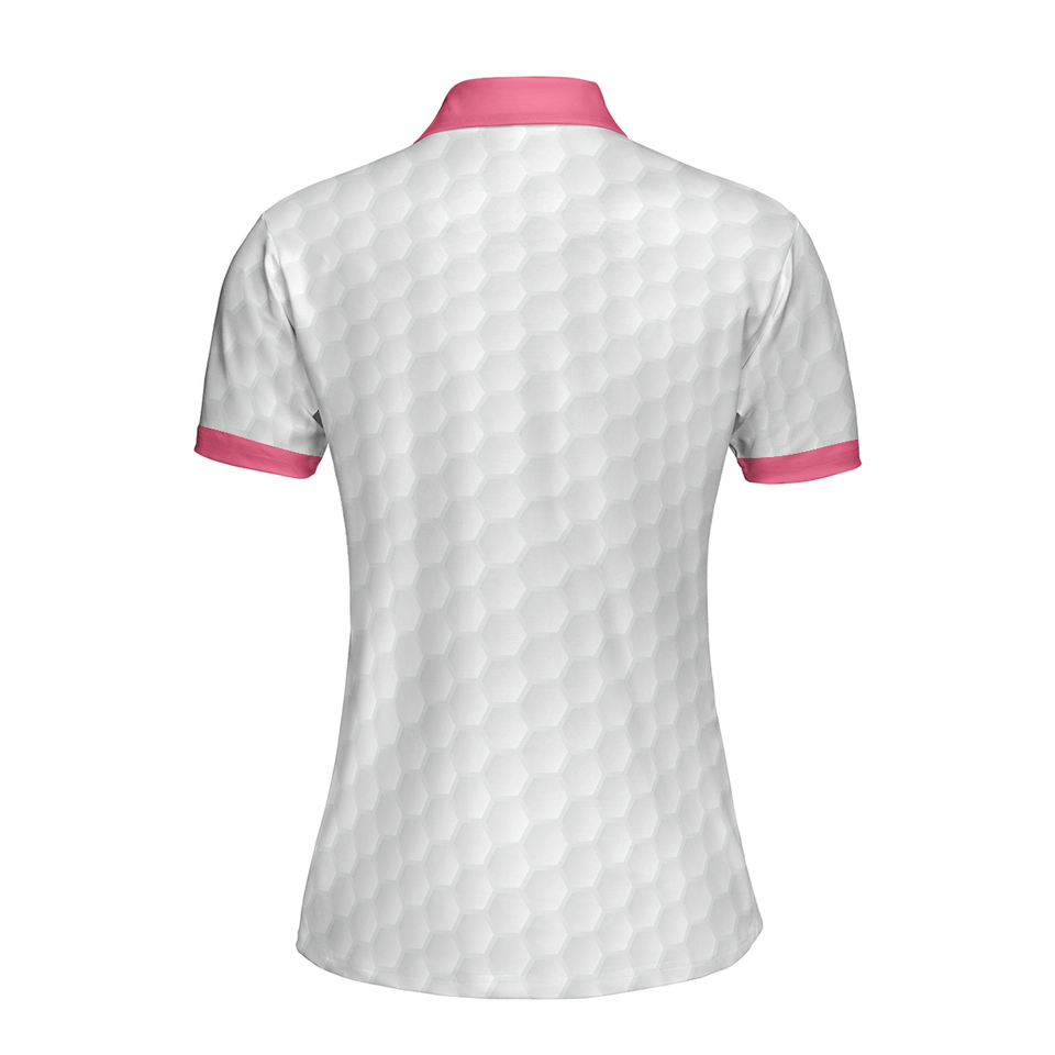 Personalized Women's Golf Shirt Polo - Heartbeat Golfer Short Sleeve Golf For Ladies
