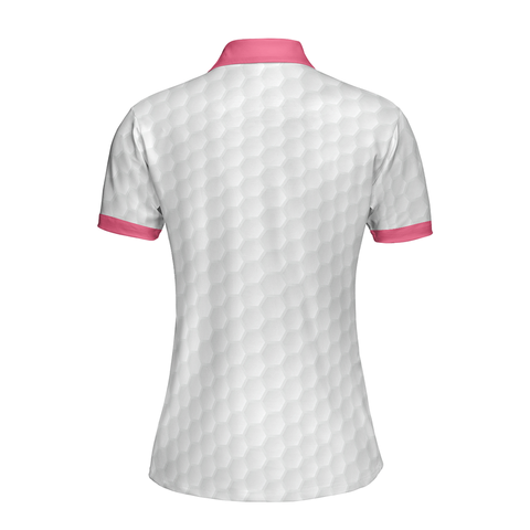 Personalized Women's Golf Shirt Polo - Heartbeat Golfer Short Sleeve Golf For Ladies