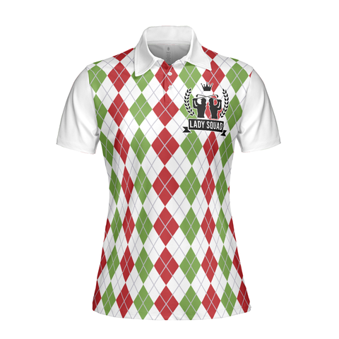 Personalized Women's Golf Shirt Polo - I Plan To Golf Short Sleeve