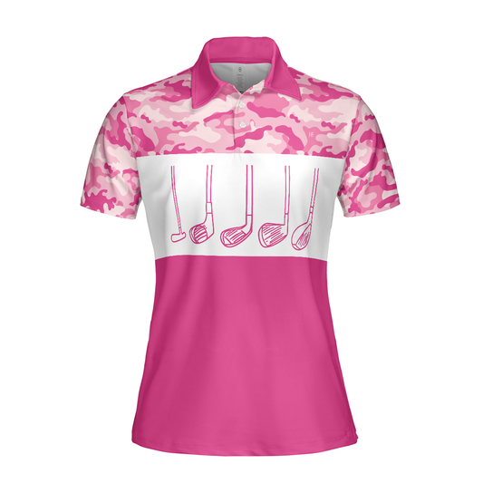 Personalized Women's Golf Shirt Polo - Life Is Full Of Important Choices Short Sleeve Golf