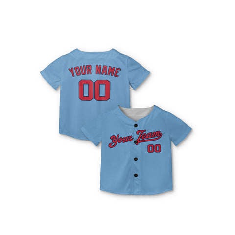 Personalized Minnesota Fan Light Blue Baseball Jersey – Heritage Style Custom Name & Number