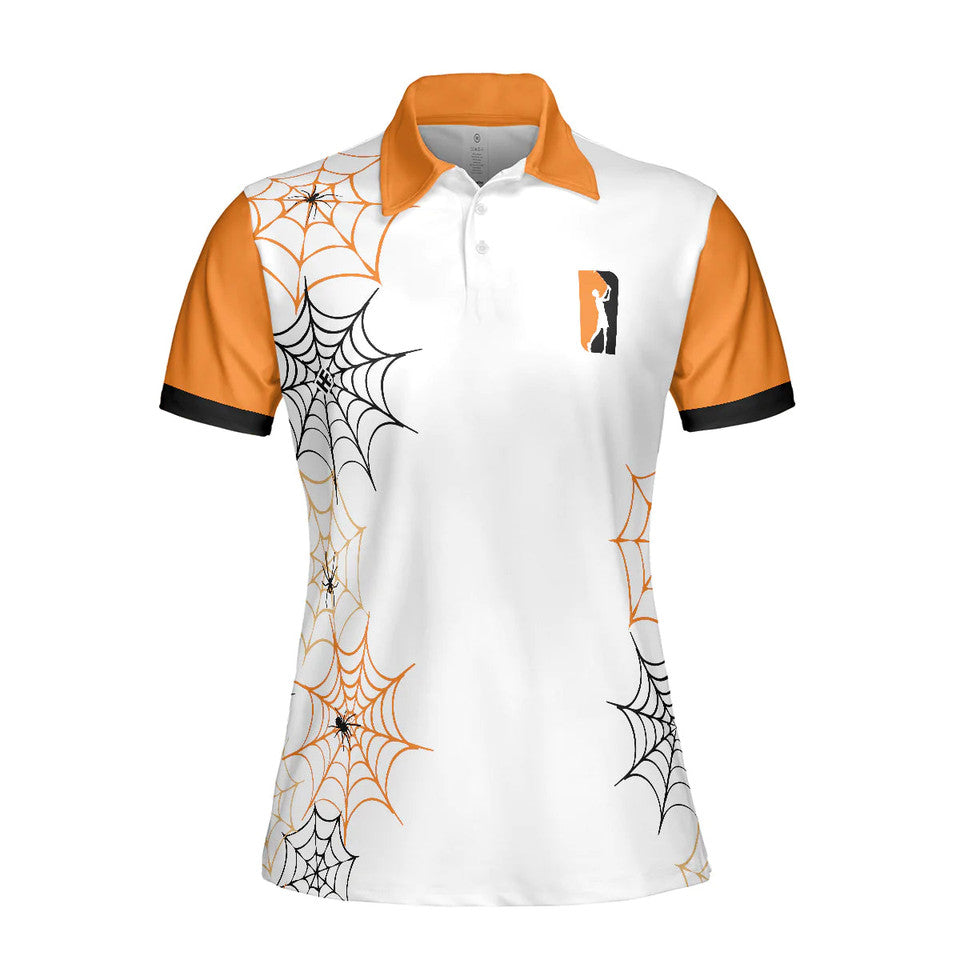 Personalized Women's Golf Shirt Polo - Witch Halloween Just A Girl Who Loves Golf Not A