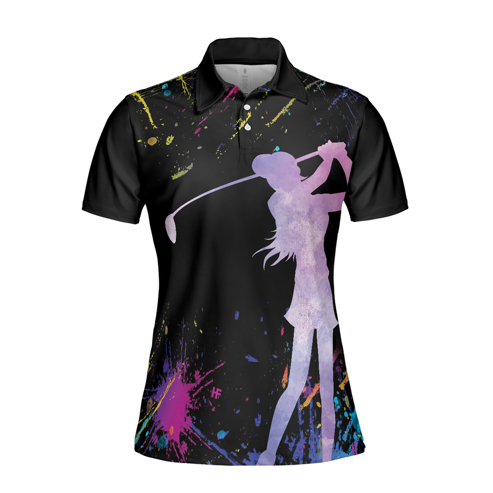 Personalized Women's Golf Shirt Polo - You Say Girl Can'T Golf I Say Watch Me Golfing Girls