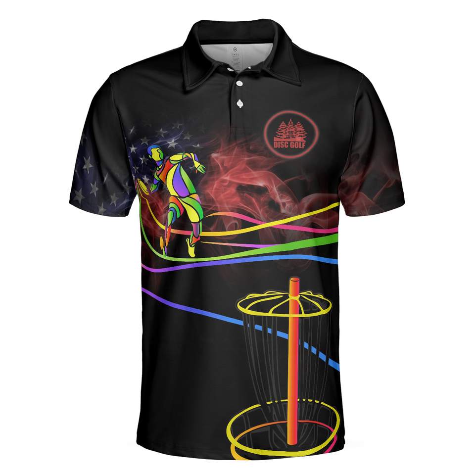 Personalized Men's Golf Shirt Polo - Disc Golf Is My Life Design Best Gift