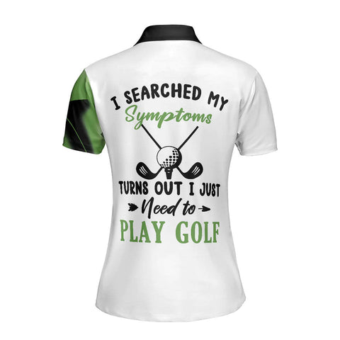 Personalized Women's Golf Shirt Polo - Funny Leopard Green Golf Gift For Golfers Best For Ladies
