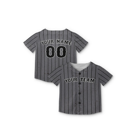 Personalized Queens NY Fan Gray Baseball Jersey – City Style Custom Name & Number