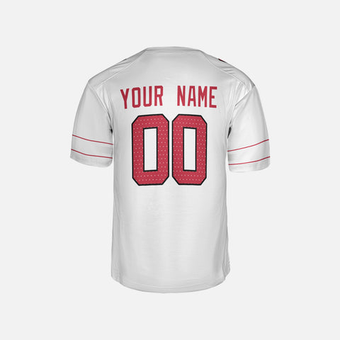 Personalized Arizona Fan White Football Jersey – Custom Name & Number