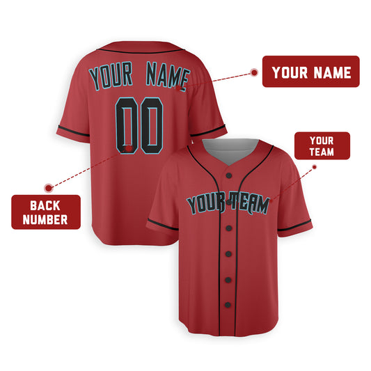 Personalized Phoenix Fan Red Baseball Jersey – Alternate Style Custom Name & Number