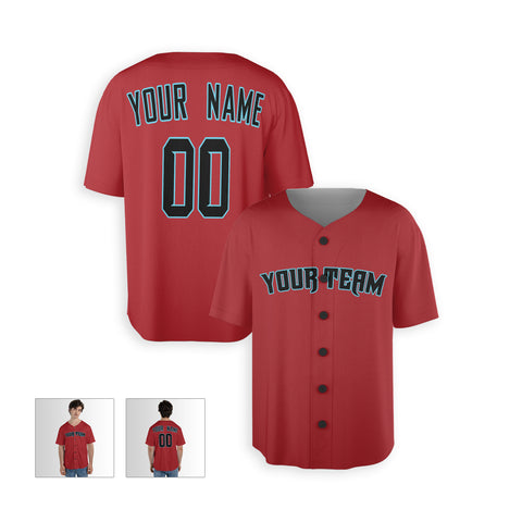Personalized Phoenix Fan Red Baseball Jersey – Alternate Style Custom Name & Number