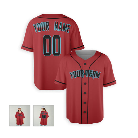 Personalized Phoenix Fan Red Baseball Jersey – Alternate Style Custom Name & Number