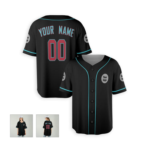 Personalized Phoenix Fan Black Baseball Jersey – Alternate Style Custom Name & Number