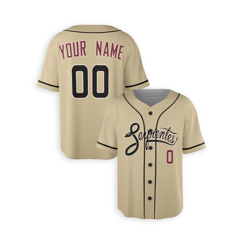 Personalized Phoenix Fan Sand Baseball Jersey – City Style Serpientes Printed Custom Name & Number