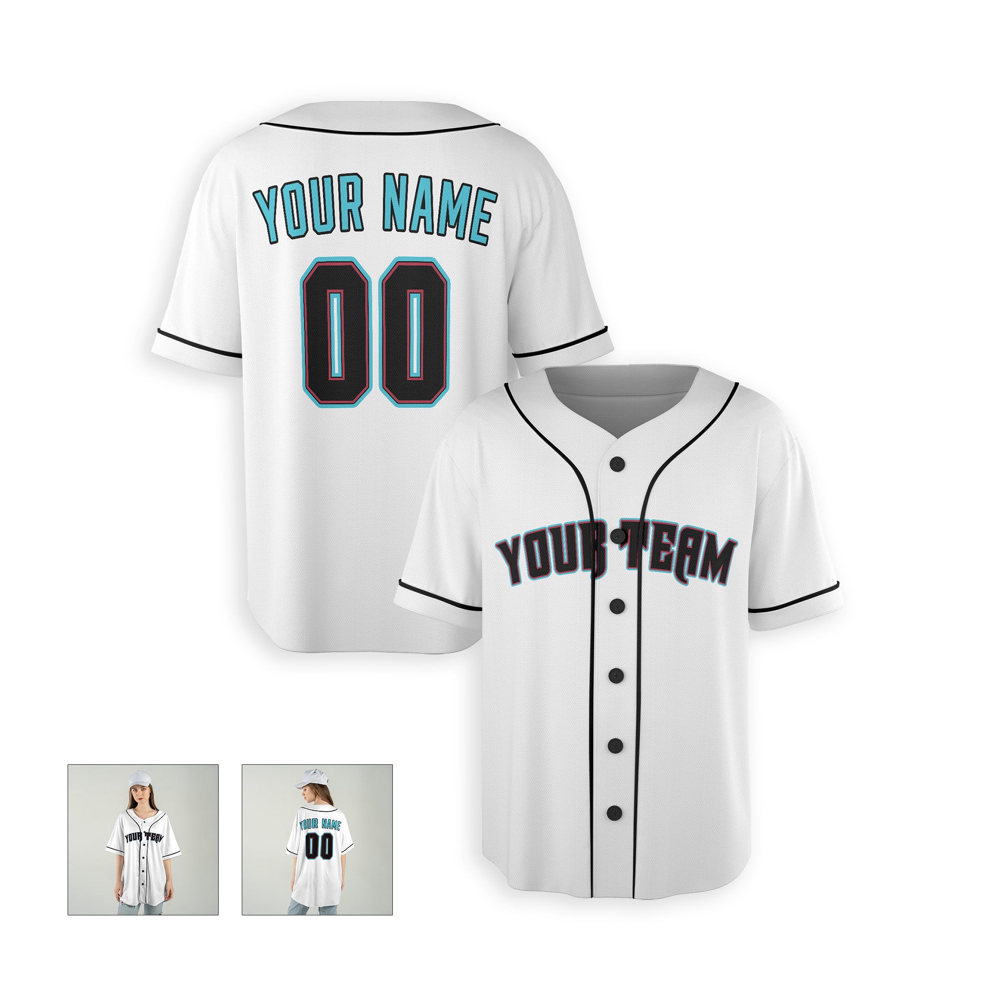 Personalized Phoenix Fan White Baseball Jersey – Heritage Home Style Custom Name & Number