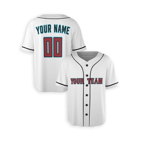 Personalized Phoenix Fan White Baseball Jersey – Home Custom Name & Number