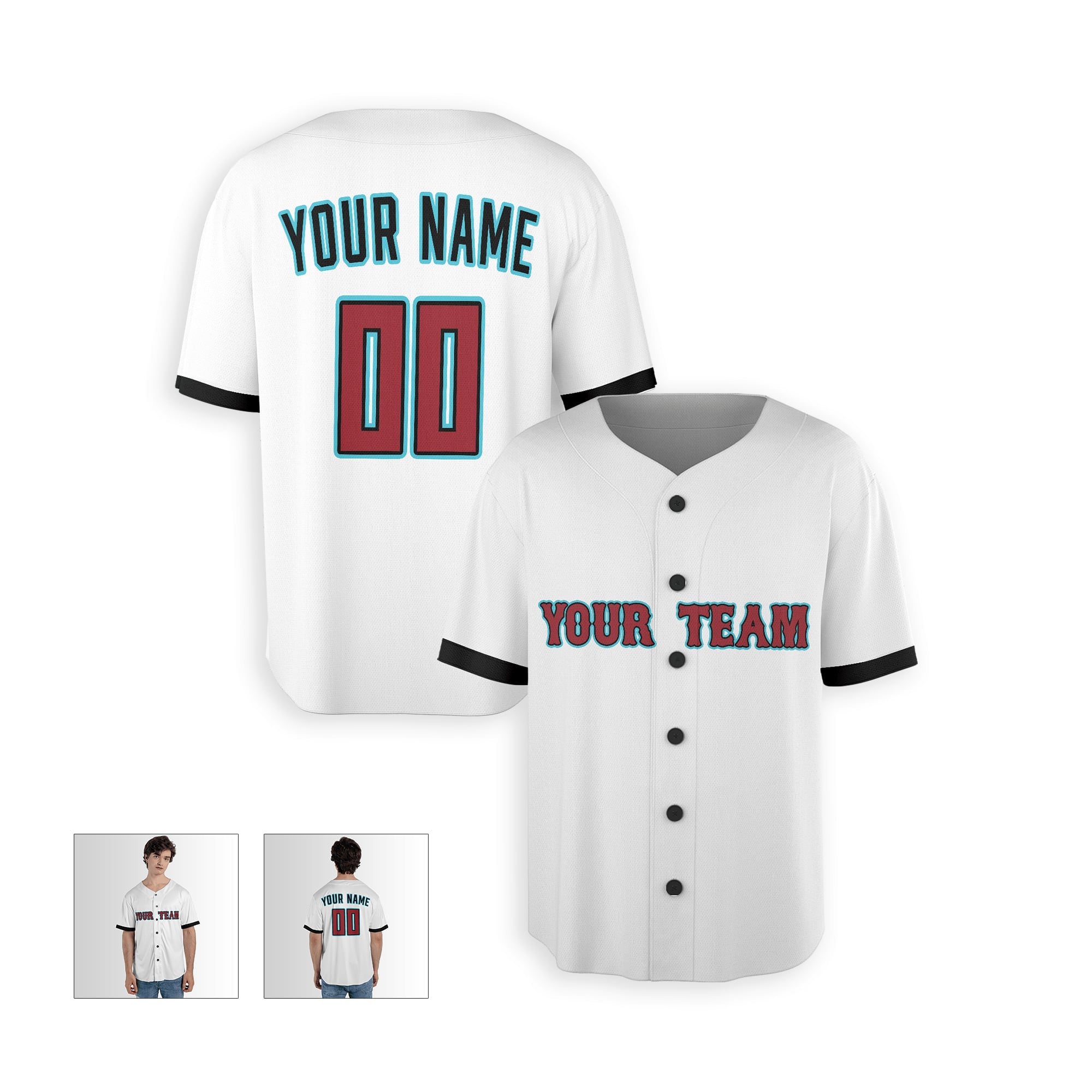 Personalized Phoenix Fan White Baseball Jersey – Home Custom Name & Number