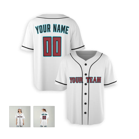 Personalized Phoenix Fan White Baseball Jersey – Home Custom Name & Number
