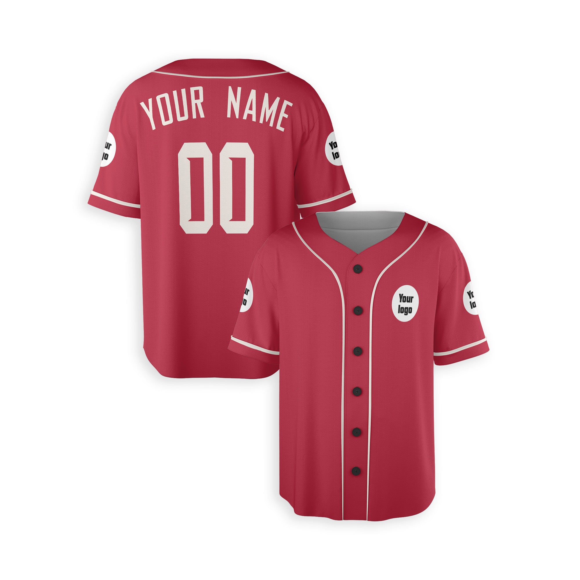 Personalized Phoenix Fan Red Baseball Jersey – Custom Name & Number