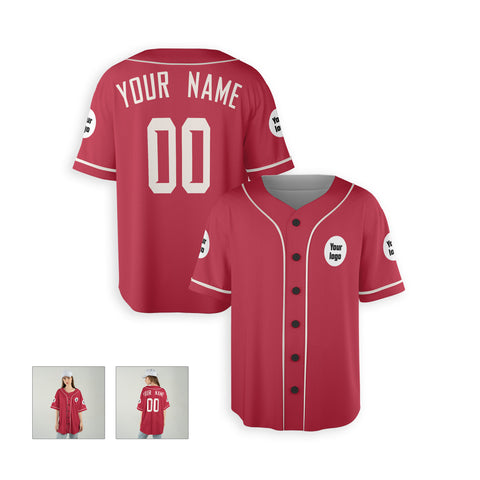 Personalized Phoenix Fan Red Baseball Jersey – Custom Name & Number