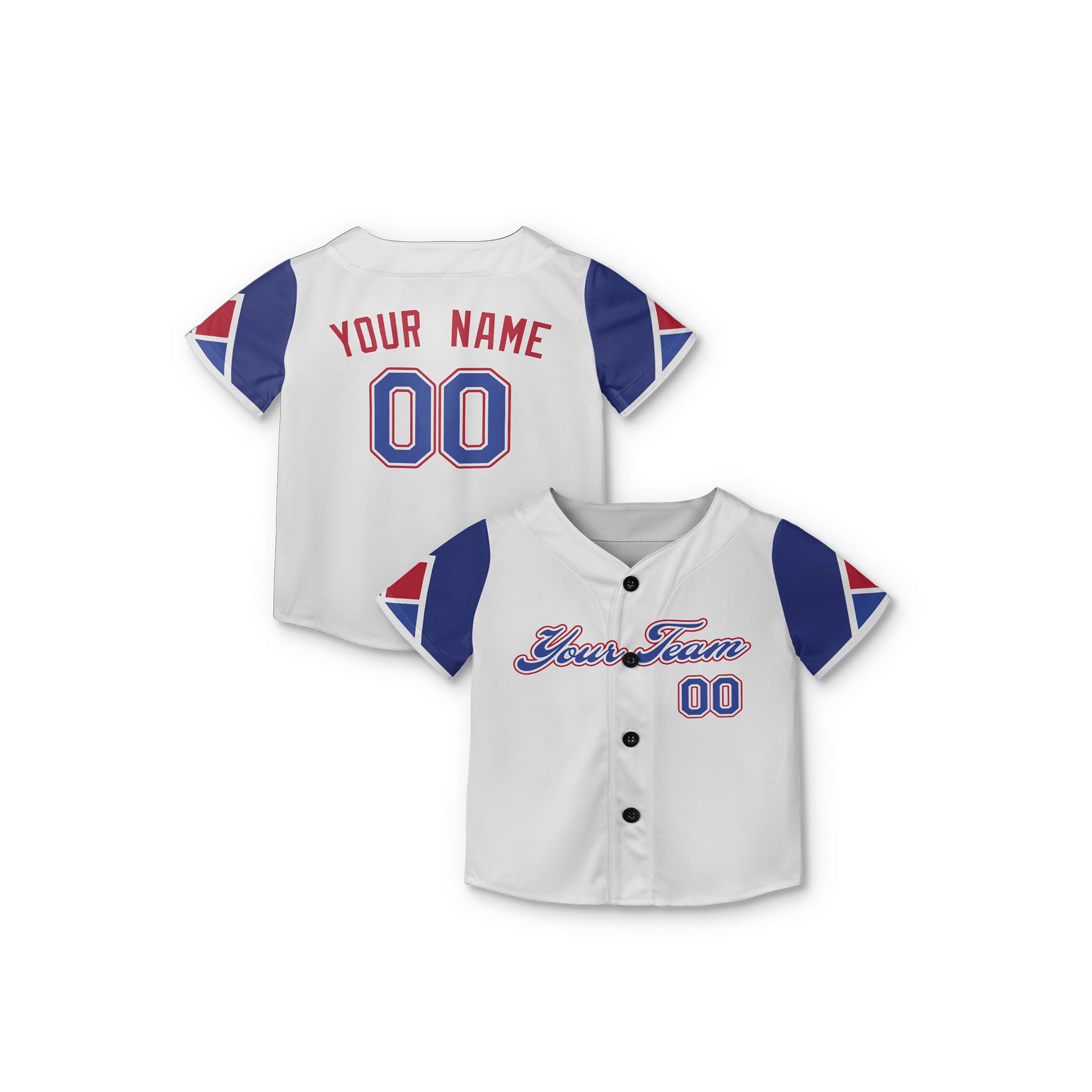 Personalized Atlanta Fan White Blue Baseball Jersey – City Style Custom Name & Number
