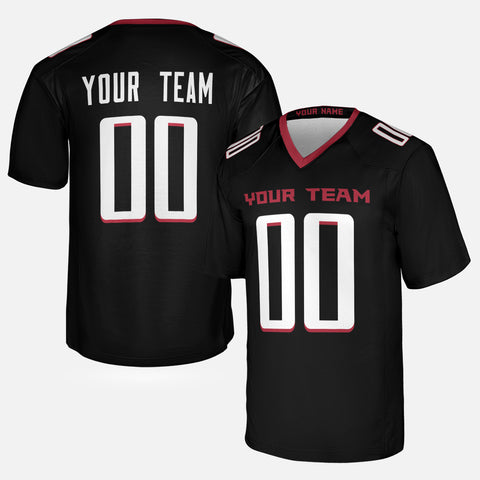 Personalized Atlanta Fan Black Football Jersey – Custom Name & Number