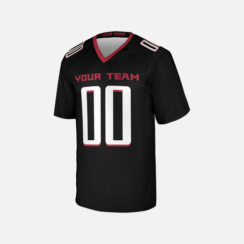 Personalized Atlanta Fan Black Football Jersey – Custom Name & Number