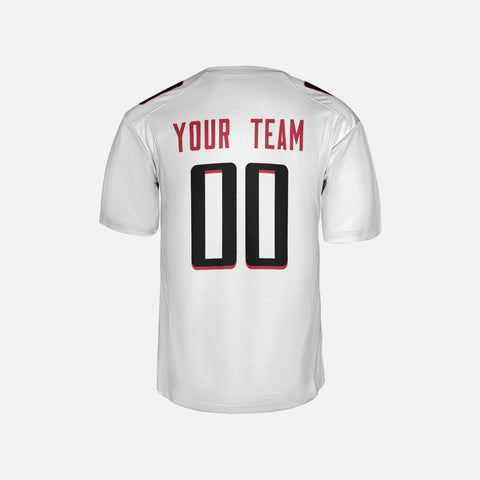 Personalized Atlanta Fan White Football Jersey – Custom Name & Number