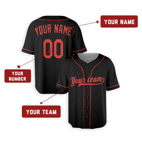 Personalized Baltimore Fan Black Baseball Jersey – Alternate Style Custom Name & Number