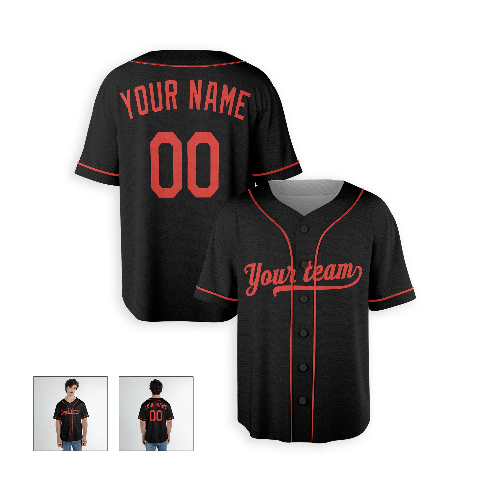 Personalized Baltimore Fan Black Baseball Jersey – Alternate Style Custom Name & Number