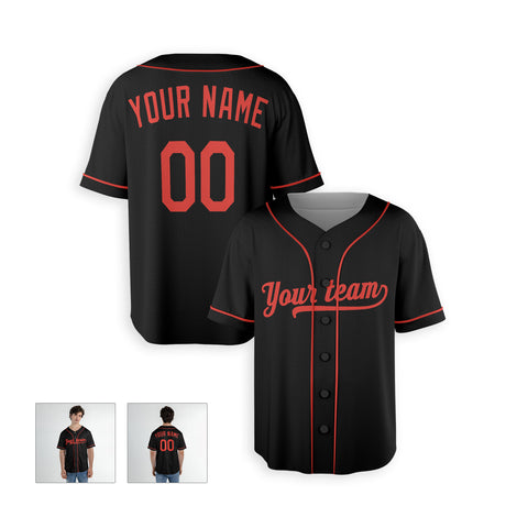 Personalized Baltimore Fan Black Baseball Jersey – Alternate Style Custom Name & Number