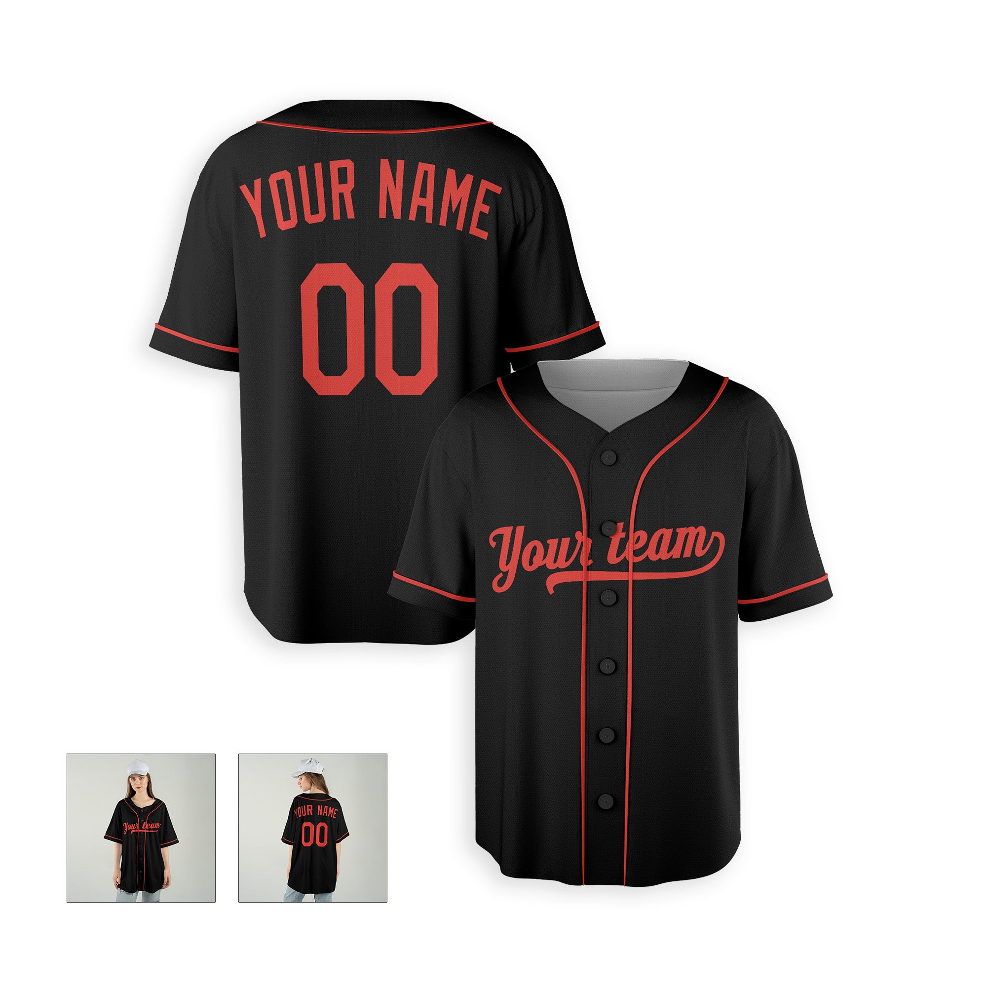Personalized Baltimore Fan Black Baseball Jersey – Alternate Style Custom Name & Number