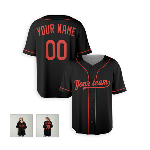 Personalized Baltimore Fan Black Baseball Jersey – Alternate Style Custom Name & Number