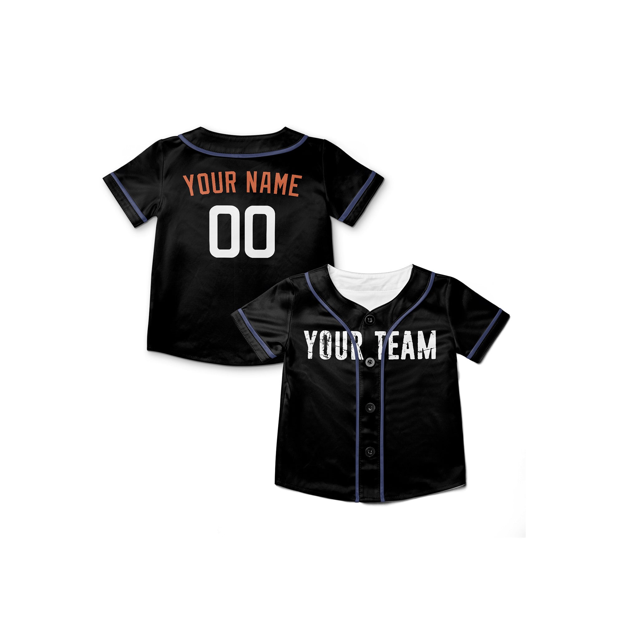 Personalized Baltimore Fan Black Baseball Jersey – City Style Custom Name & Number