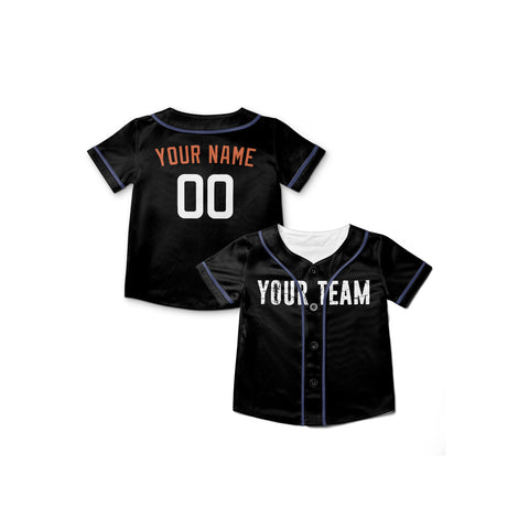 Personalized Baltimore Fan Black Baseball Jersey – City Style Custom Name & Number
