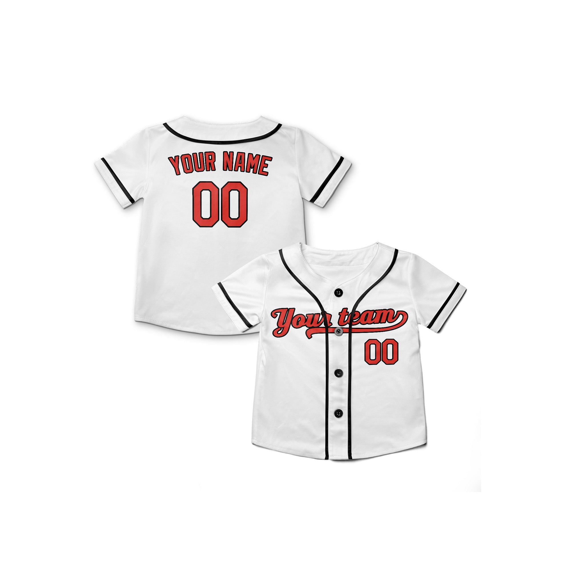 Personalized Baltimore Fan White Baseball Jersey – Home Style Custom Name & Number