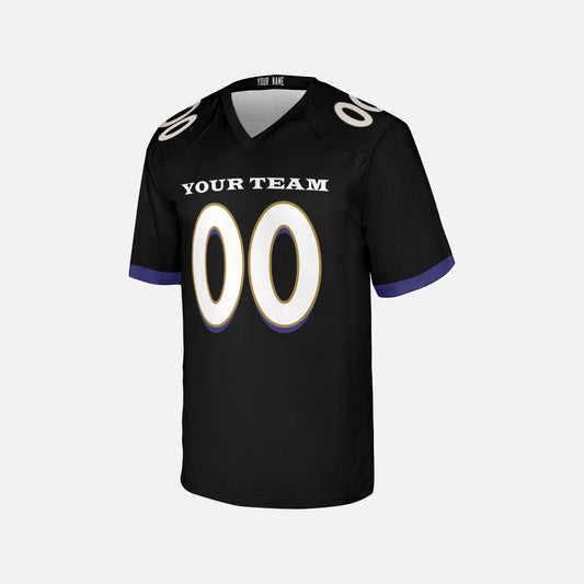 Personalized Baltimore Fan Black Football Jersey – Custom Name & Number