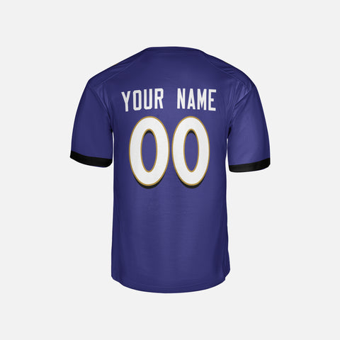 Personalized Baltimore Fan Purple Football Jersey – Custom Name & Number