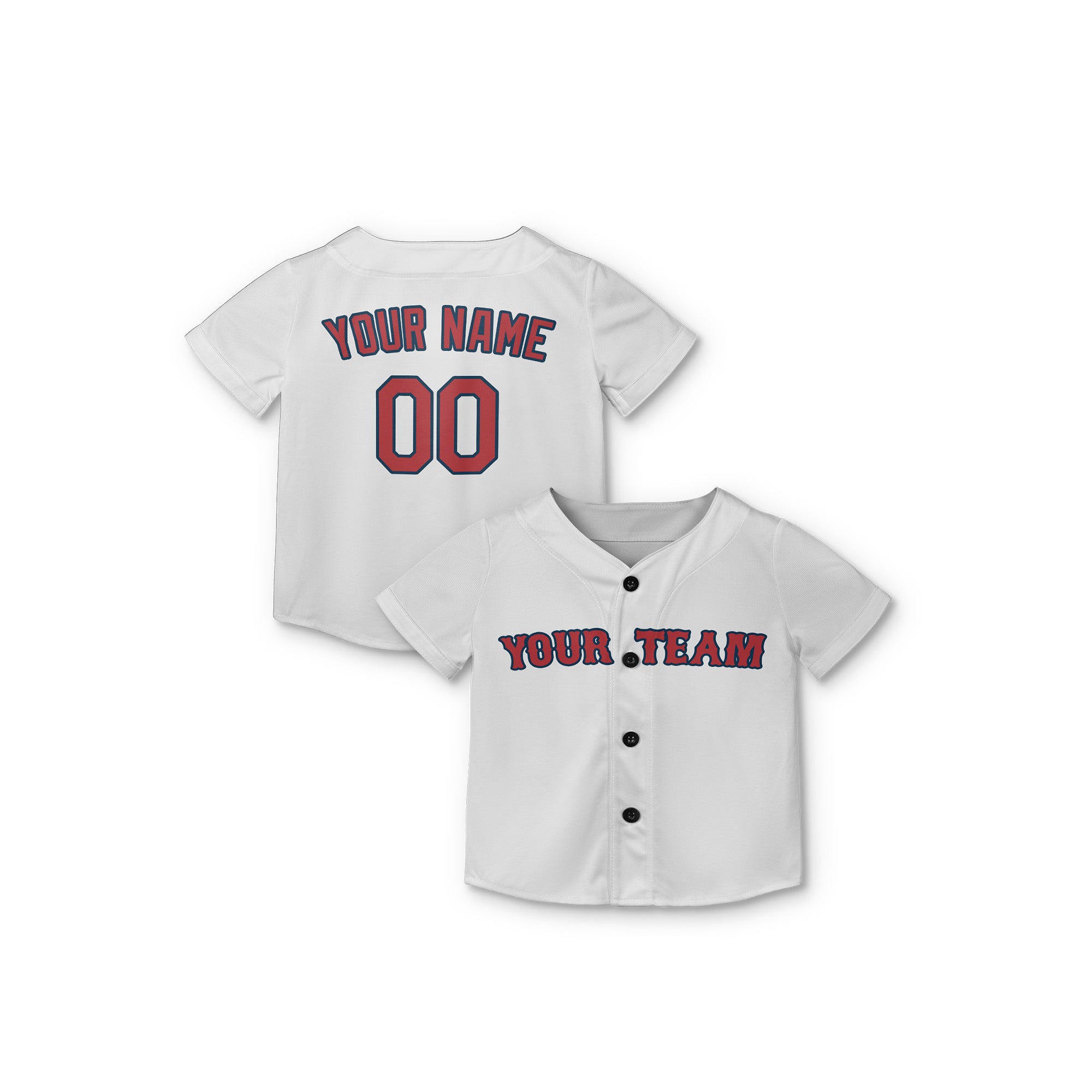 Personalized Boston Fan White Baseball Jersey – Alternate Style Custom Name & Number