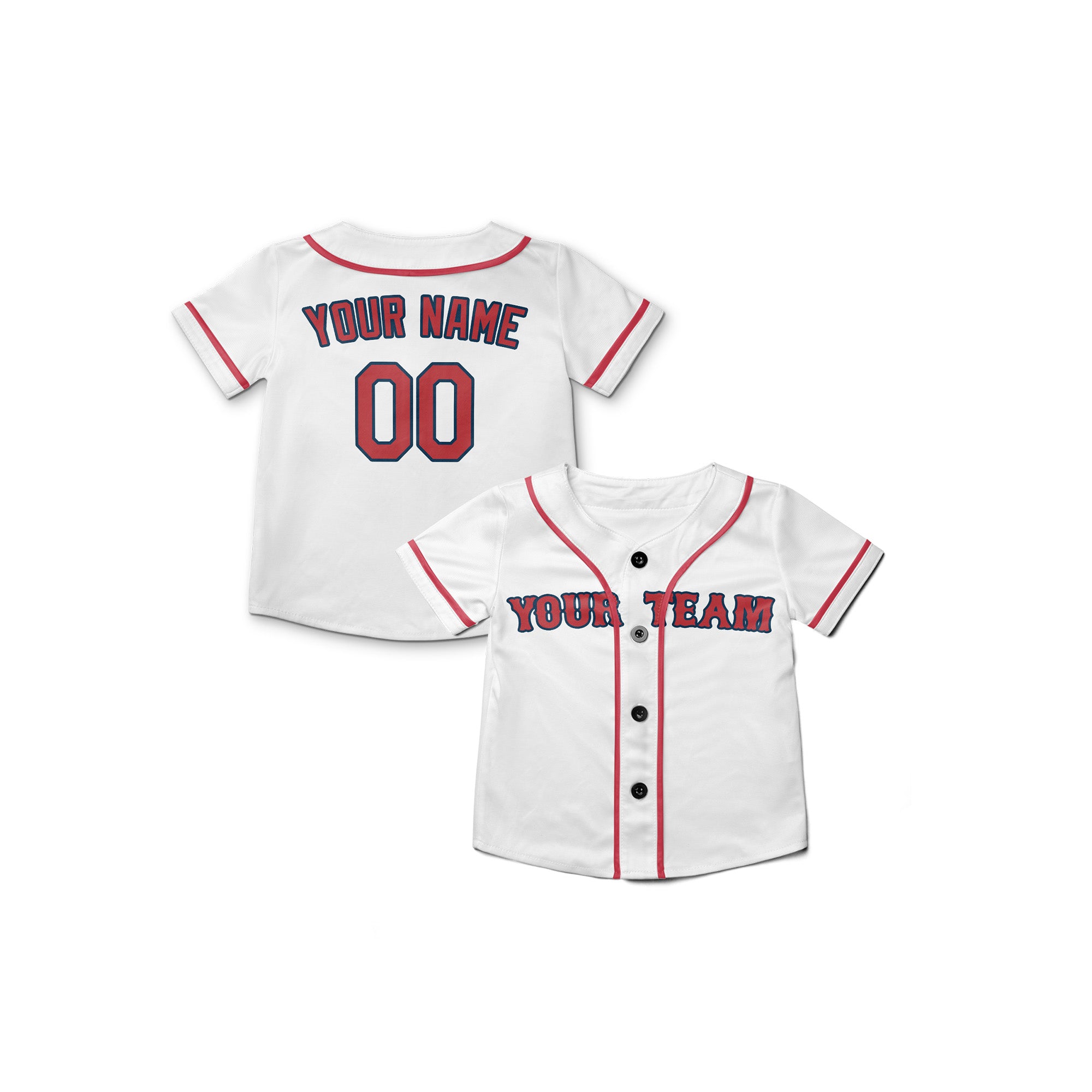 Personalized Boston Fan White Baseball Jersey – Alternate Style Custom Name & Number
