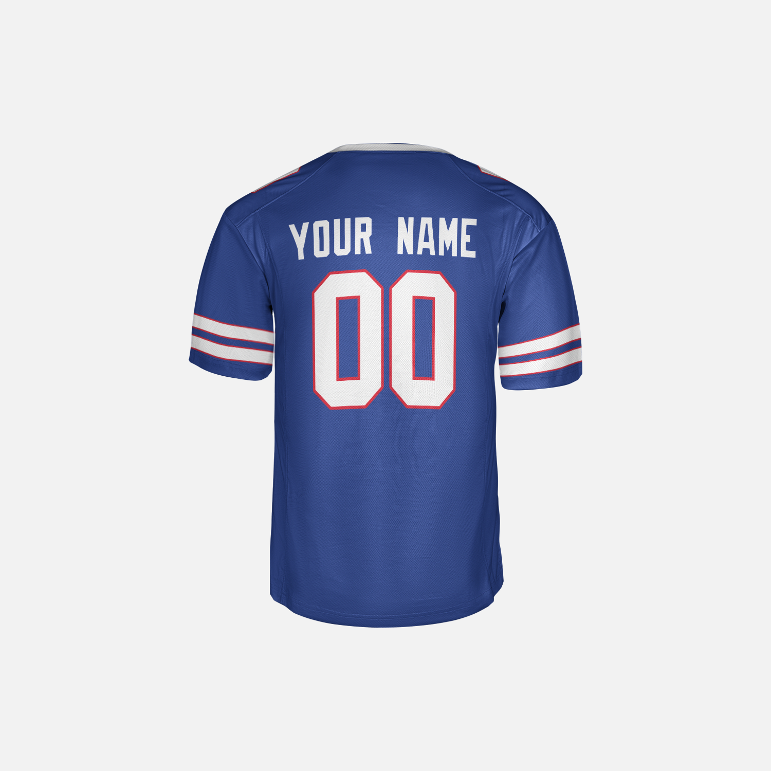 Personalized Buffalo Fan Royal Football Jersey – Custom Name & Number
