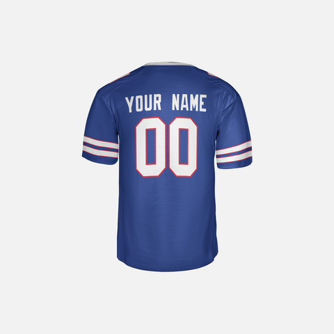 Personalized Buffalo Fan Royal Football Jersey – Custom Name & Number