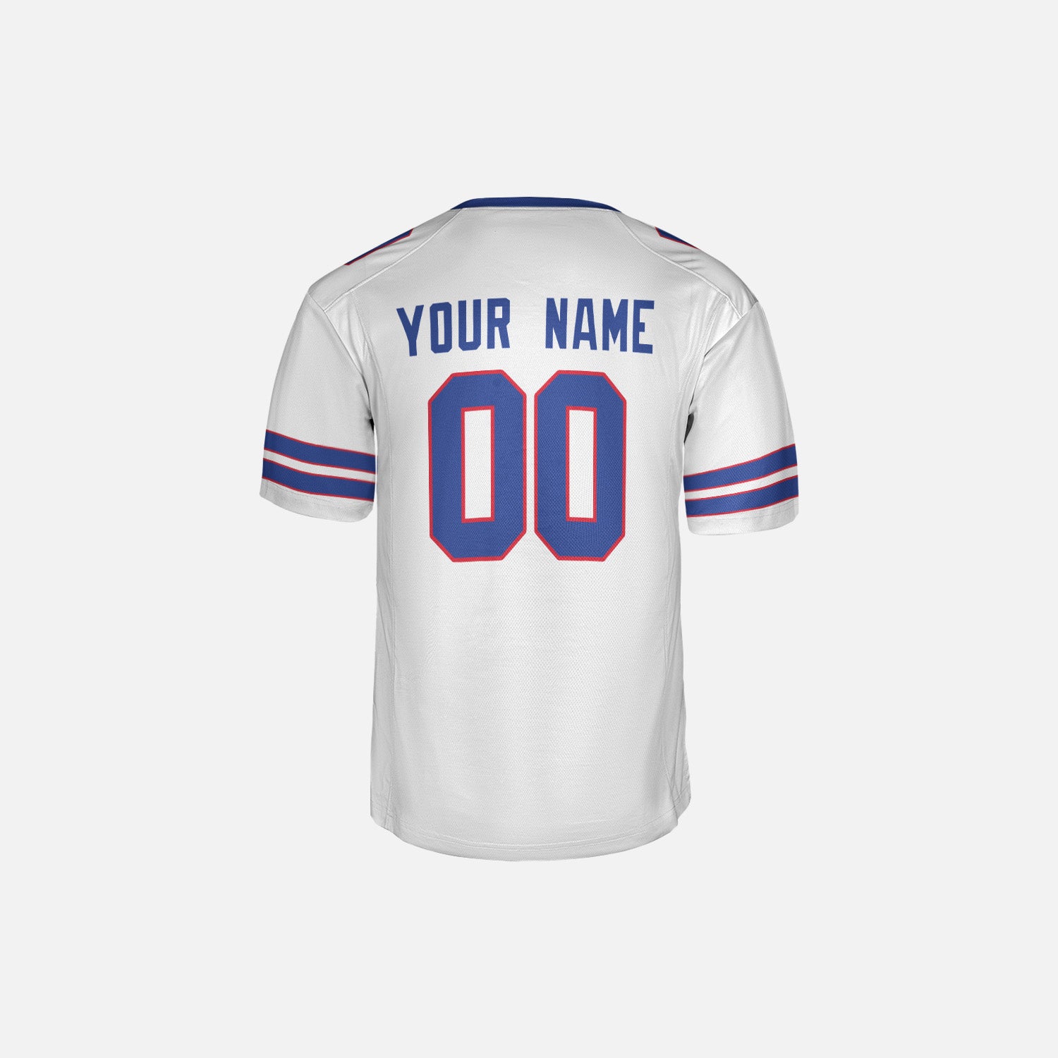 Personalized Buffalo Fan White Football Jersey – Custom Name & Number